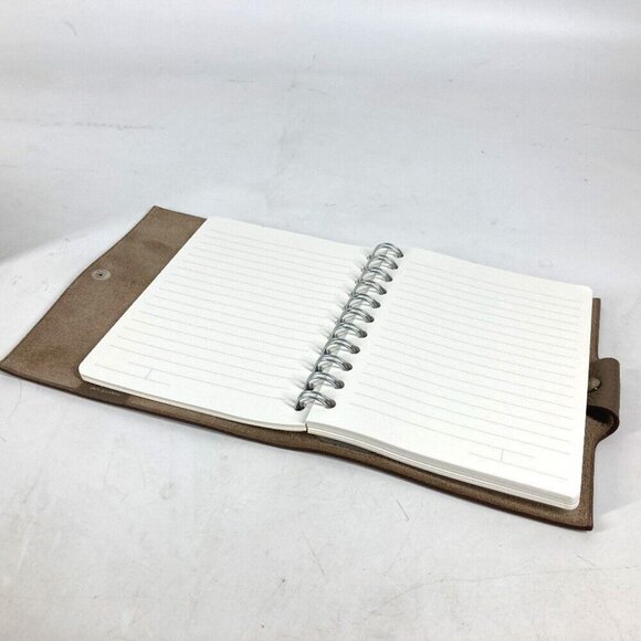 HERMES Notebook cover Yuris PM stationery Taurillon Clemence Etoupe gray - Picture 15 of 16